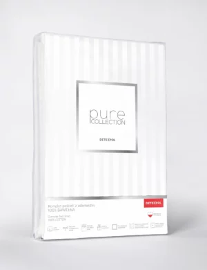 KOMPLET POŚCIELI PURE COLLECTION 220x200cm + 2x 70x80cm BIAŁY / WHITE