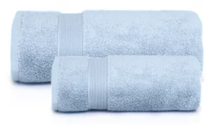 2szt KOMPLET RĘCZNIKÓW PREZENT grube jasny błękit