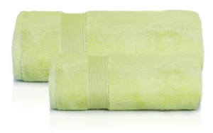 2szt KOMPLET RĘCZNIKÓW PREZENT grube limonka mięta