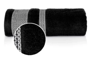 DUŻY ręcznik kąpielowy GRUBY hotel PREMIUM czarne