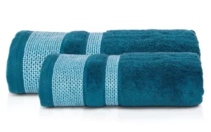 ZESTAW RĘCZNIKÓW kąpielowych GRUBE premium TURKUS