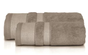 2x ZESTAW ręczników kąpielowych GRUBE premium BEŻ